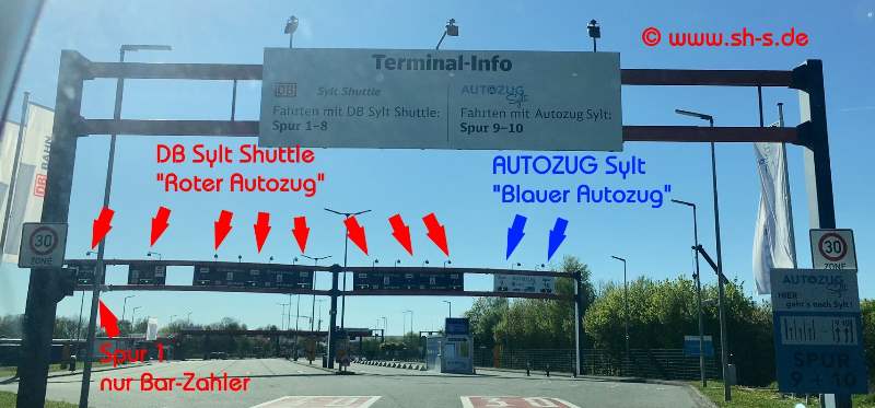 Autozug Sylt CheckIn