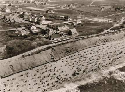 Strandhotel Sylt um 1950, nach 2. Weltkrieg, Postkarte