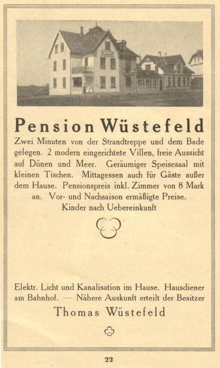 Wenningstedt, Strandstraße, Strandhotel, 1907
