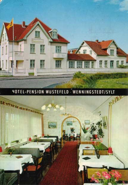Strandhotel Sylt Postkarte um 1970